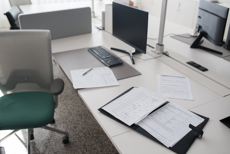 Professional business office environment representing established towing company